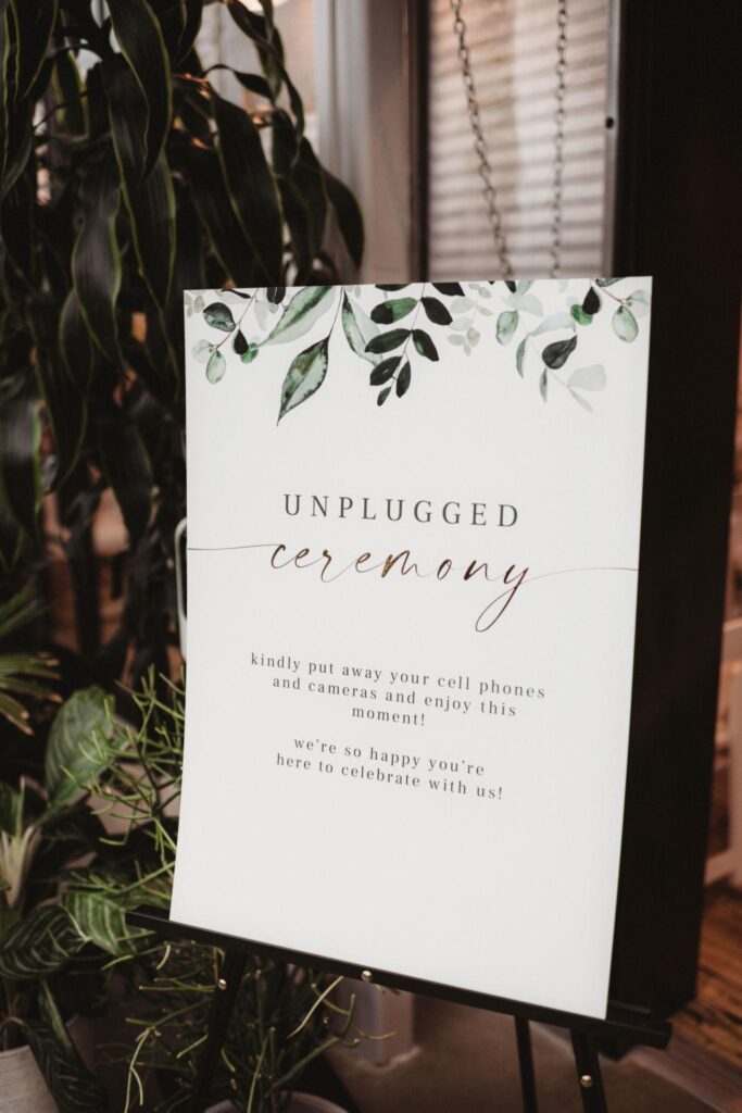 Unplugged Wedding