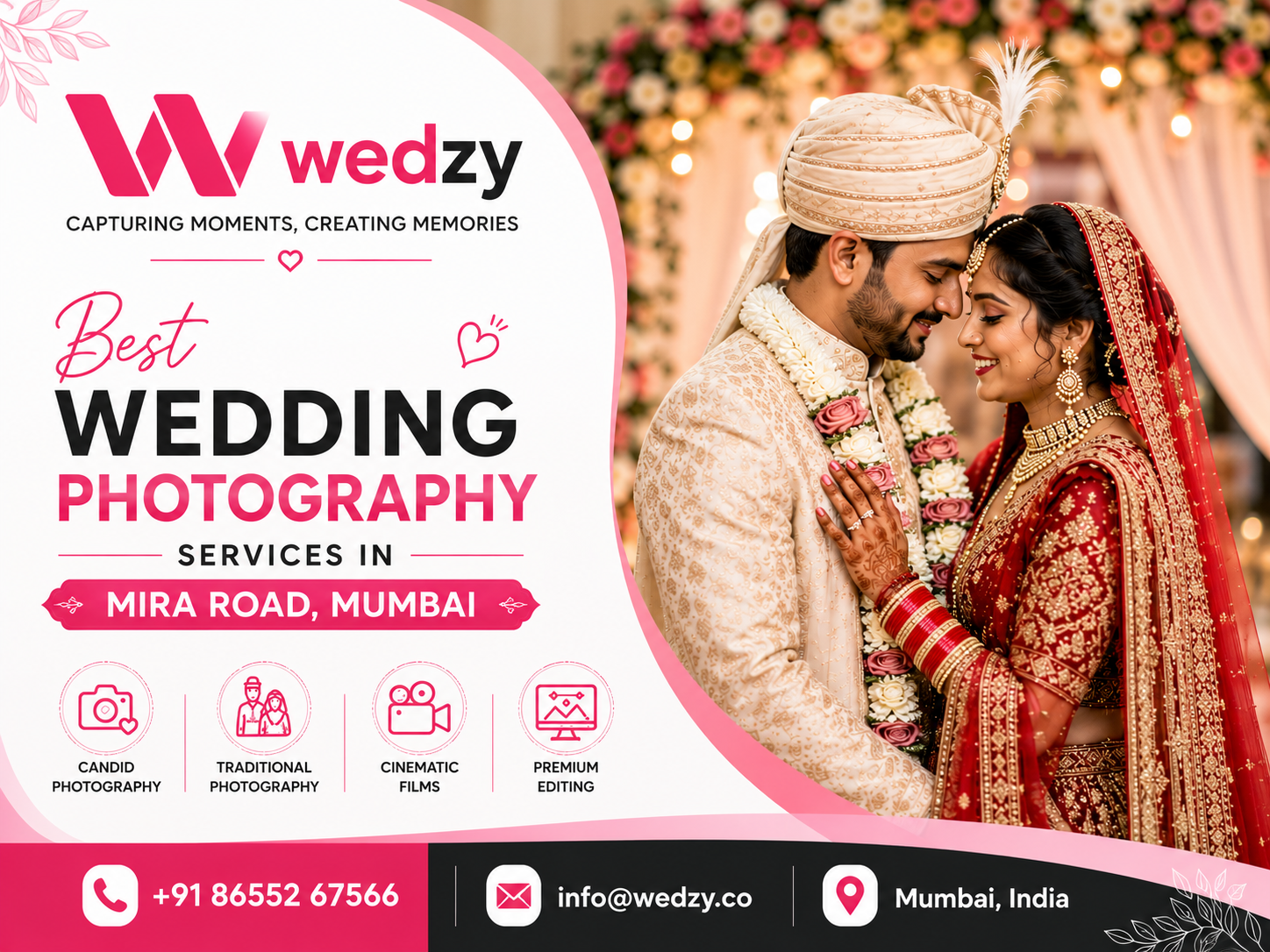 Best Wedding Photography Services in Mira Road Mumbai