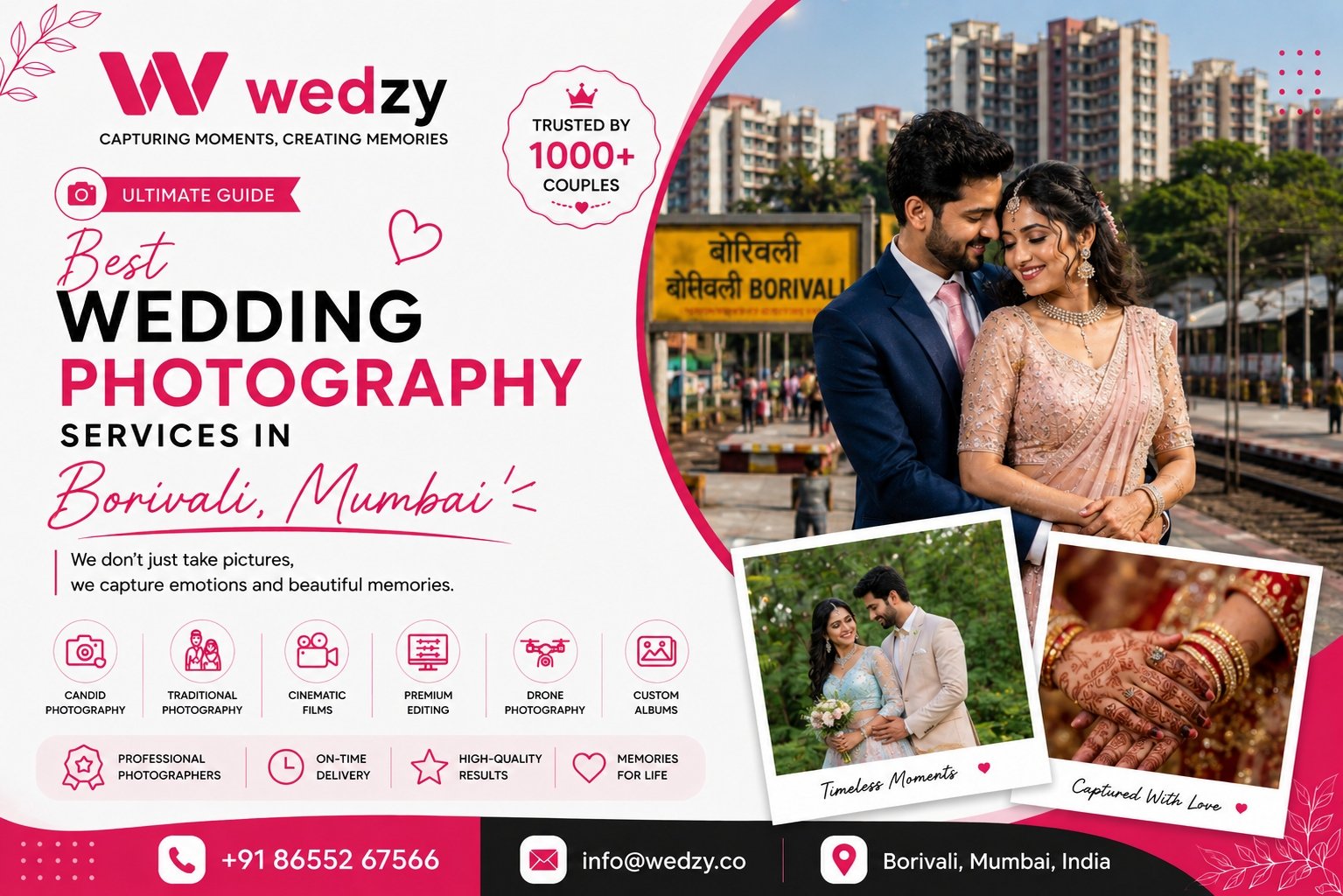 Best Wedding Photography Services in Borivali Mumbai