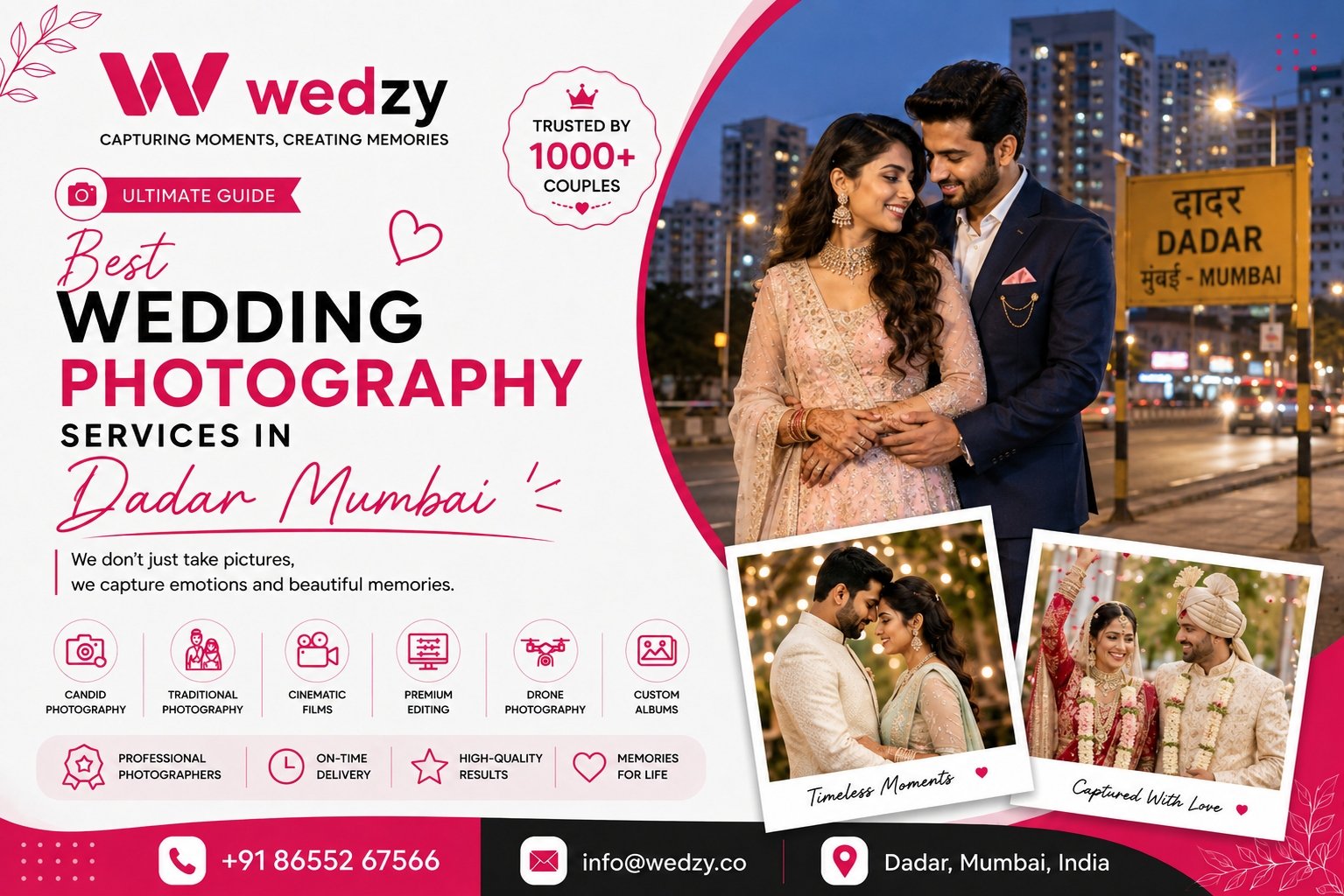 Best Wedding Photography Services in Dadar Mumbai