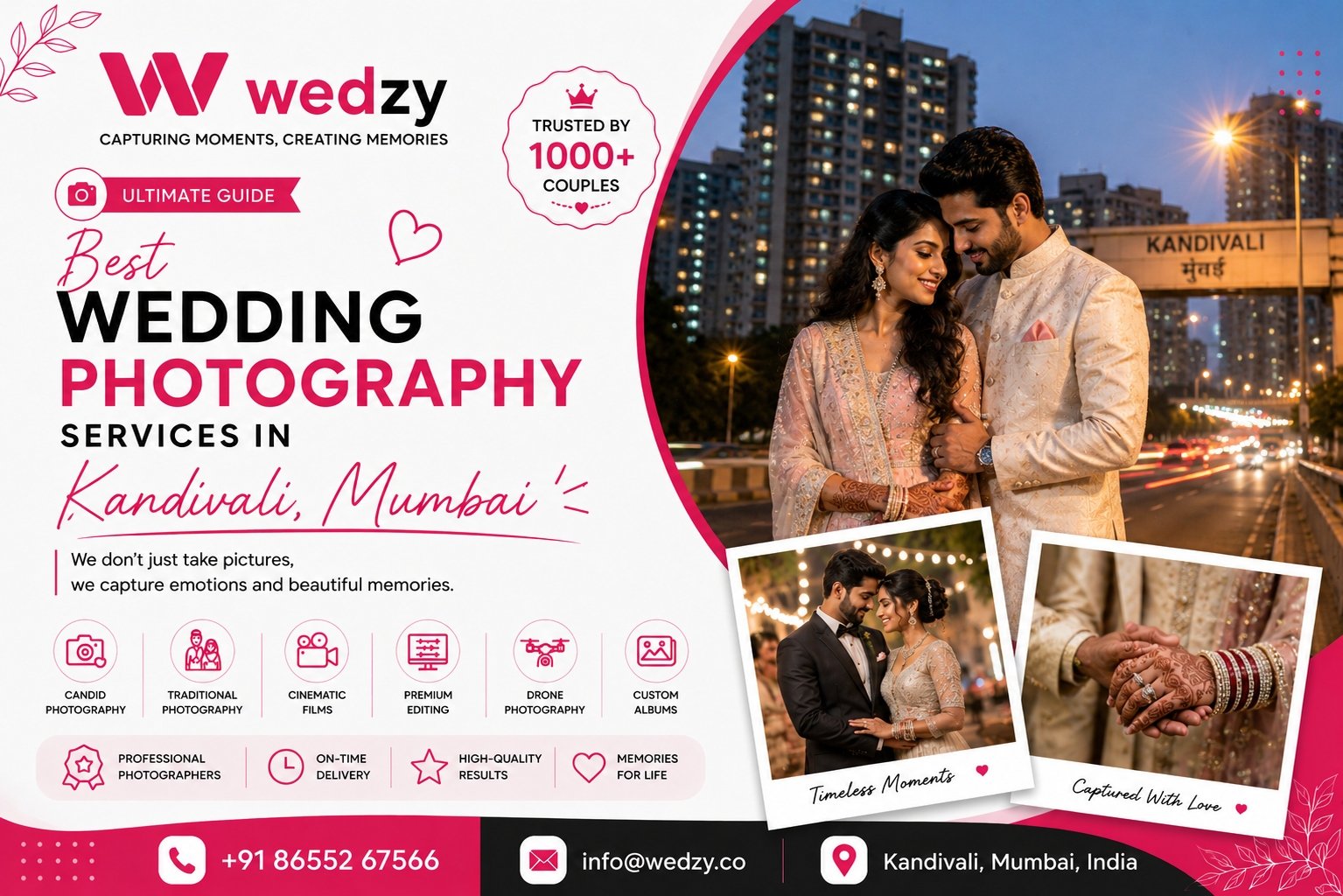 Best Wedding Photography Services in Kandivali Mumbai
