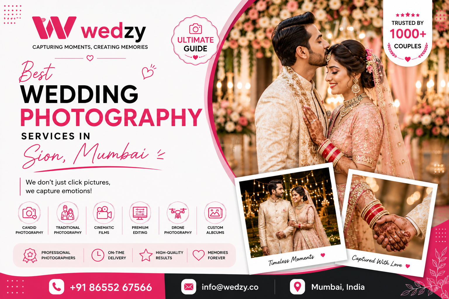 Best Wedding Photography Services in Sion Mumbai