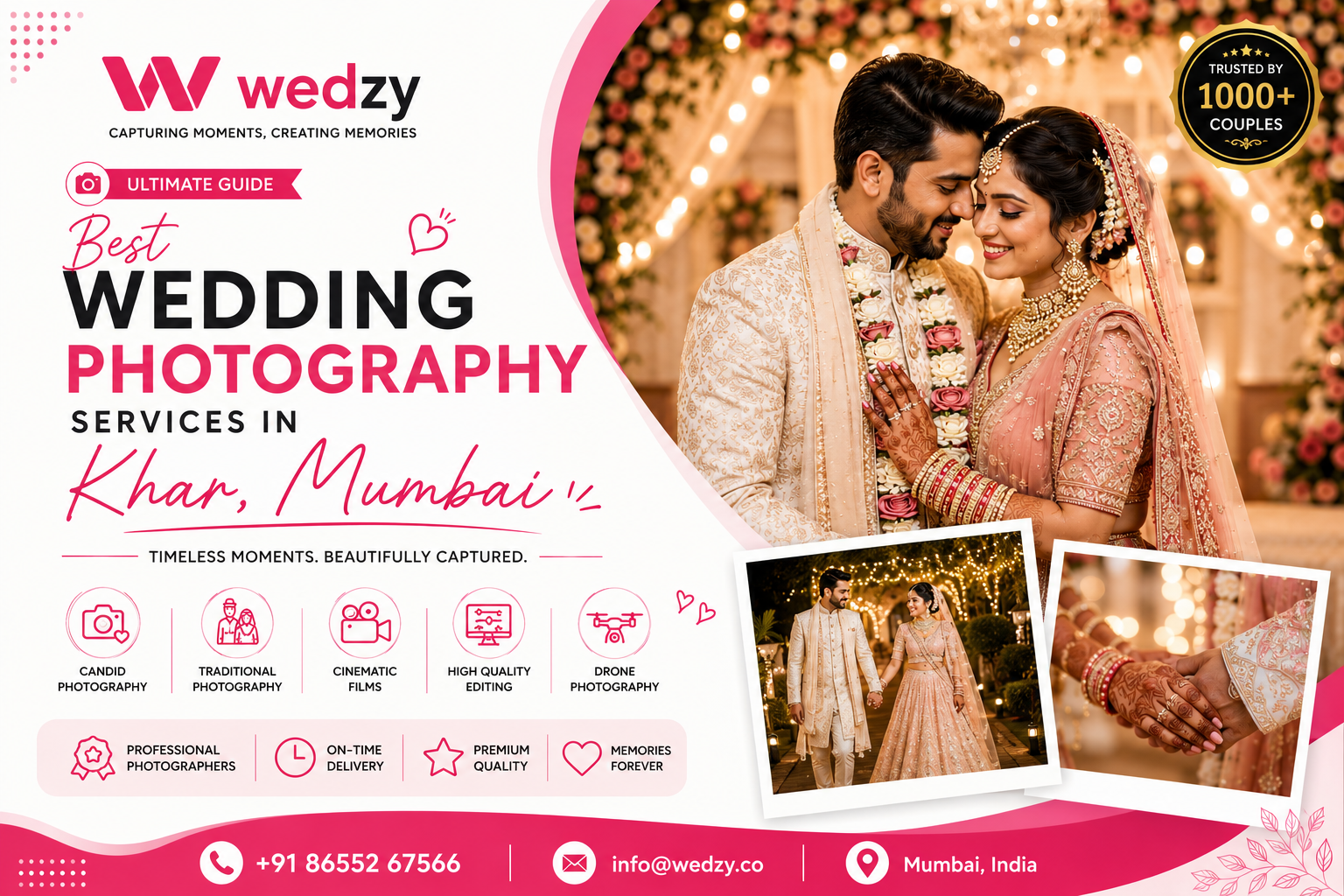 Best Wedding Photography Services in Khar Mumbai