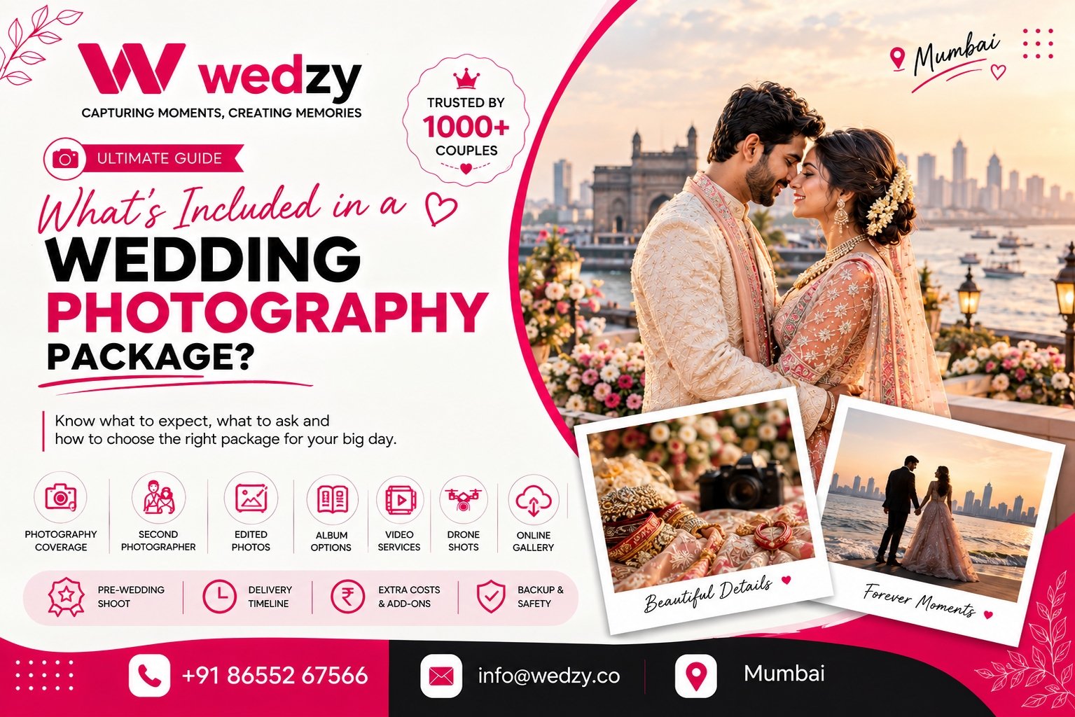 Wedding Photography Package: What’s Included and What Should You Expect?